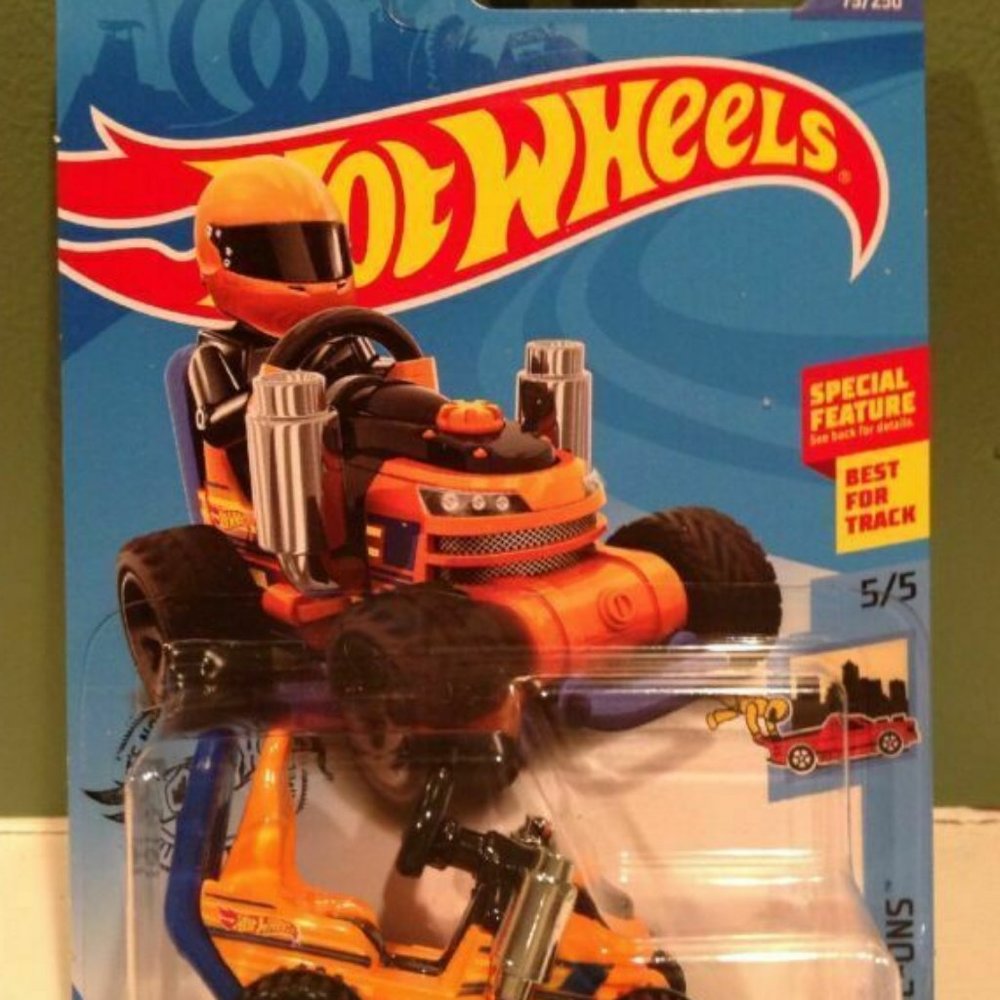 Hot Wheels HW RIDE-ONS Treasure Hunt GRASS CHOMPER #75/250